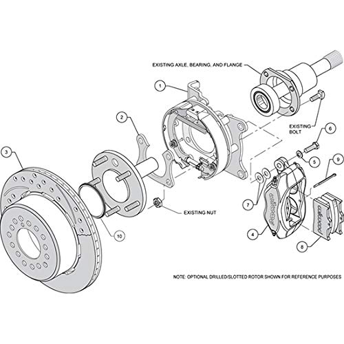 P/S FDLI Park Brake Kit, Polished