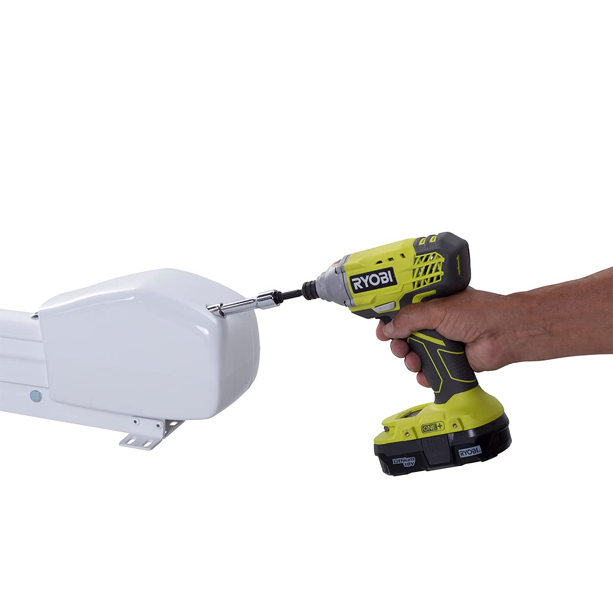 Standard 12V Universal RV Awning Arms & Hardware Kit, Solera® White – Standard 12V RV Awning arms Automatically Extend or Retract – Compatible with Dometic® and Carefree® awnings – 434724