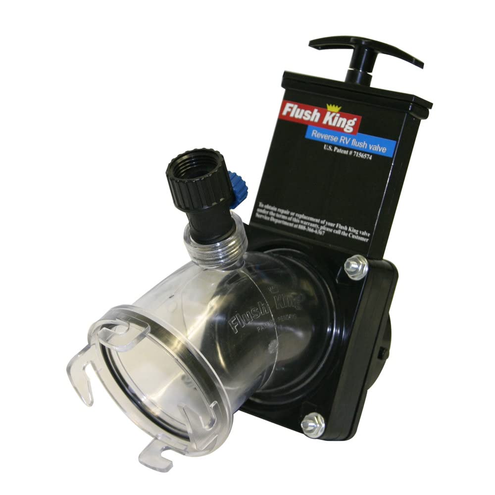 45 Degree Valterra Flush King™ Reverse Flush Valve Attachment for RV, Camper, Trailer