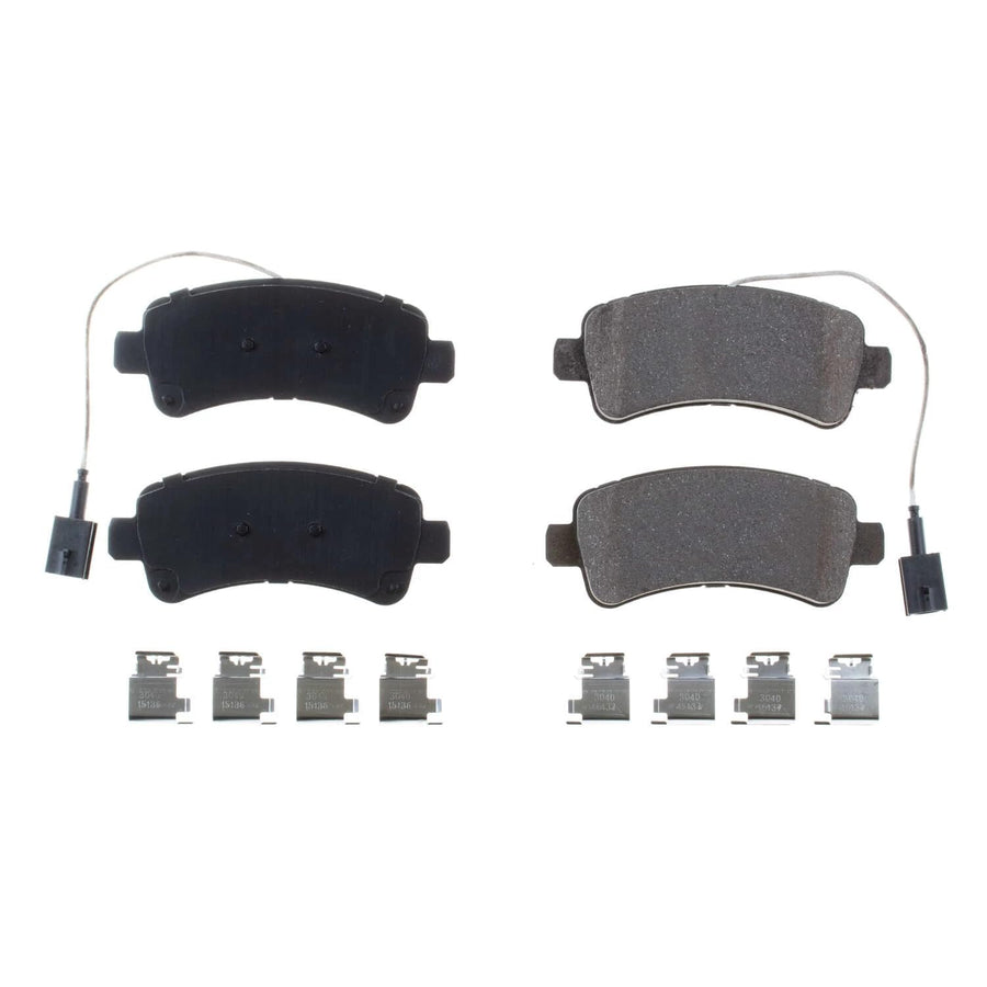 Power Stop Z17 17-1840 | Rear Ceramic Brake Pads with Hardware For Ram ProMaster 1500 2015-2021 | Ram ProMaster 2500 2016-2021 | Ram ProMaster 3500 2016-2021 [Vehicle Specific]