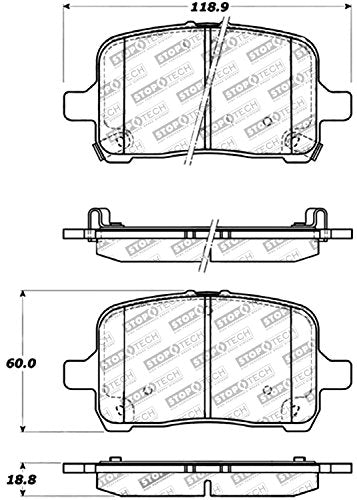 309.10280 Stoptech Sport Brake Pad