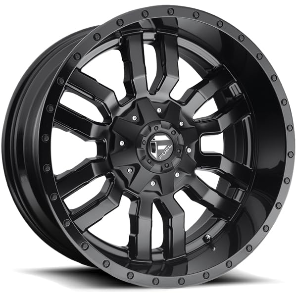 FUEL OFF-ROAD 18X9 SLEDGE 8X170 5.79 20mm MATTE BLACK GLOSS BLACK LIP - D59618901757