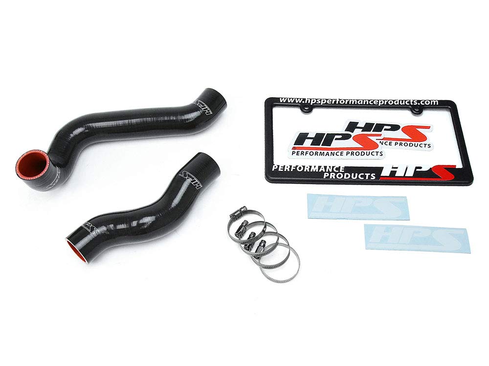 Black HPS 57-1698-BLK Silicone Radiator Hose Kit Coolant