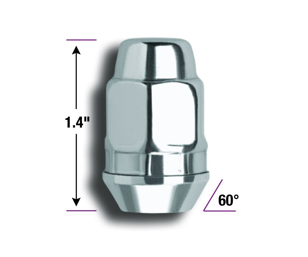 Stainless Steel Gorilla Automotive 91167SS Lifetime Lug Nuts (12mm x 1.75 Thread Size)