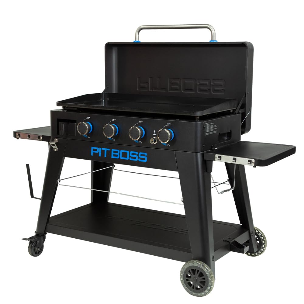 Ultimate Pit Boss Gas 4 Burner Non-Stick Lift-Off Griddle