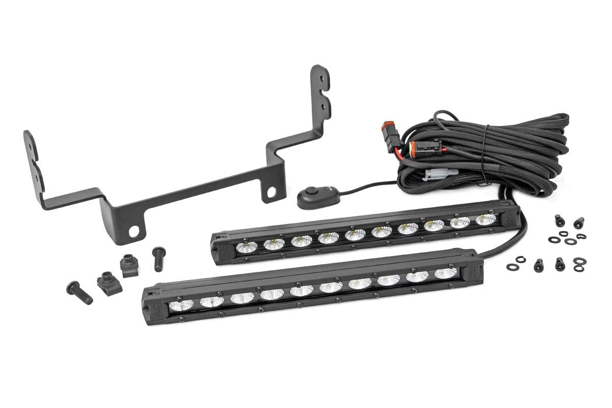 10" Rough Country Dual LED Bumper Kit for 2016-2022 Honda Pioneer 1000-92004