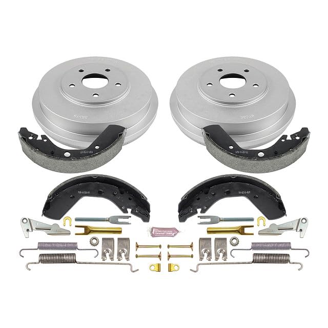 Power Stop Autospecialty KOE15358DK Rear Replacement Brake Kit-OE Brake Drums & Ceramic Brake Pads For Honda Odyssey 1999-2001 [Model Specific]