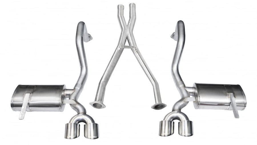 Cat-Back Exhaust System CORSA 14962 with X-Pipe