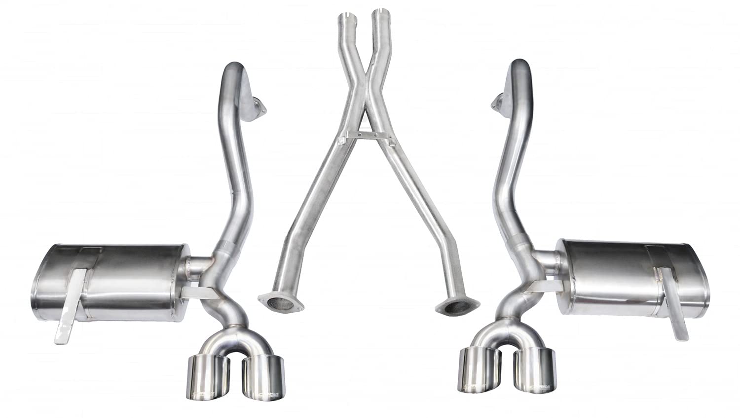 Cat-Back Exhaust System CORSA 14962 with X-Pipe