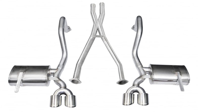 Cat-Back Exhaust System CORSA 14962 with X-Pipe