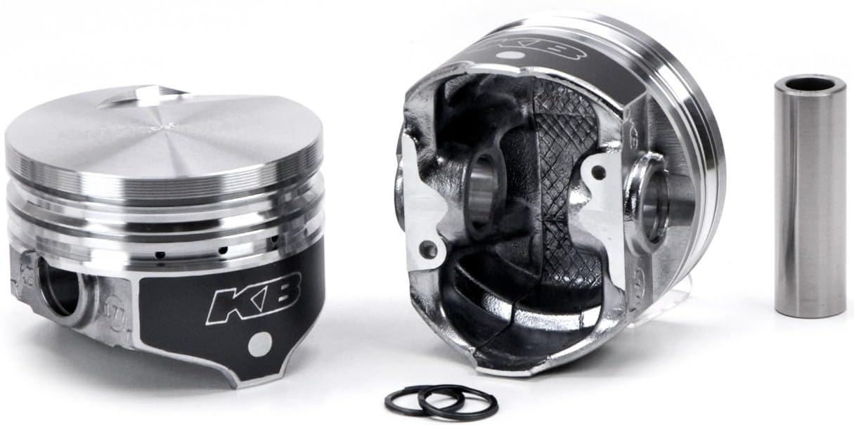 KB PISTONS KB Series, Hypereutectic, 4.040 in Bore, 5/64 x 5/64 x 3/16 in Ring Grooves, Minus 2.00 cc