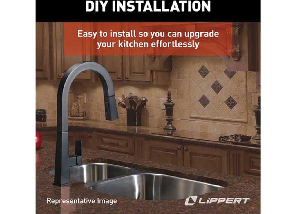 Lippert Kitchen Sink Replacement for RVs, Manufactured Homes, Travel Trailers, 5th Wheels and Motorhomes 27" x 16" x 7"