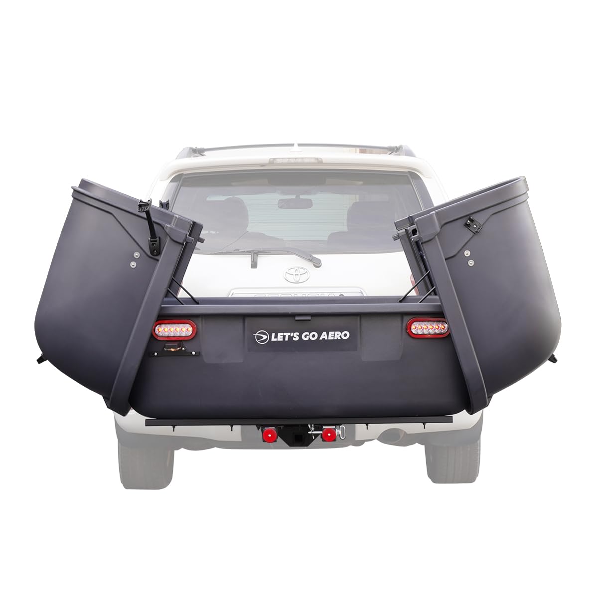 Let's Go Aero Slideout GearSpace Hitch Cargo Carrier -Dark Gray