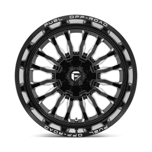 1PC Fuel D795 22X12 5X5.5/150 G-BLK-MILL -44MM - D79522207047