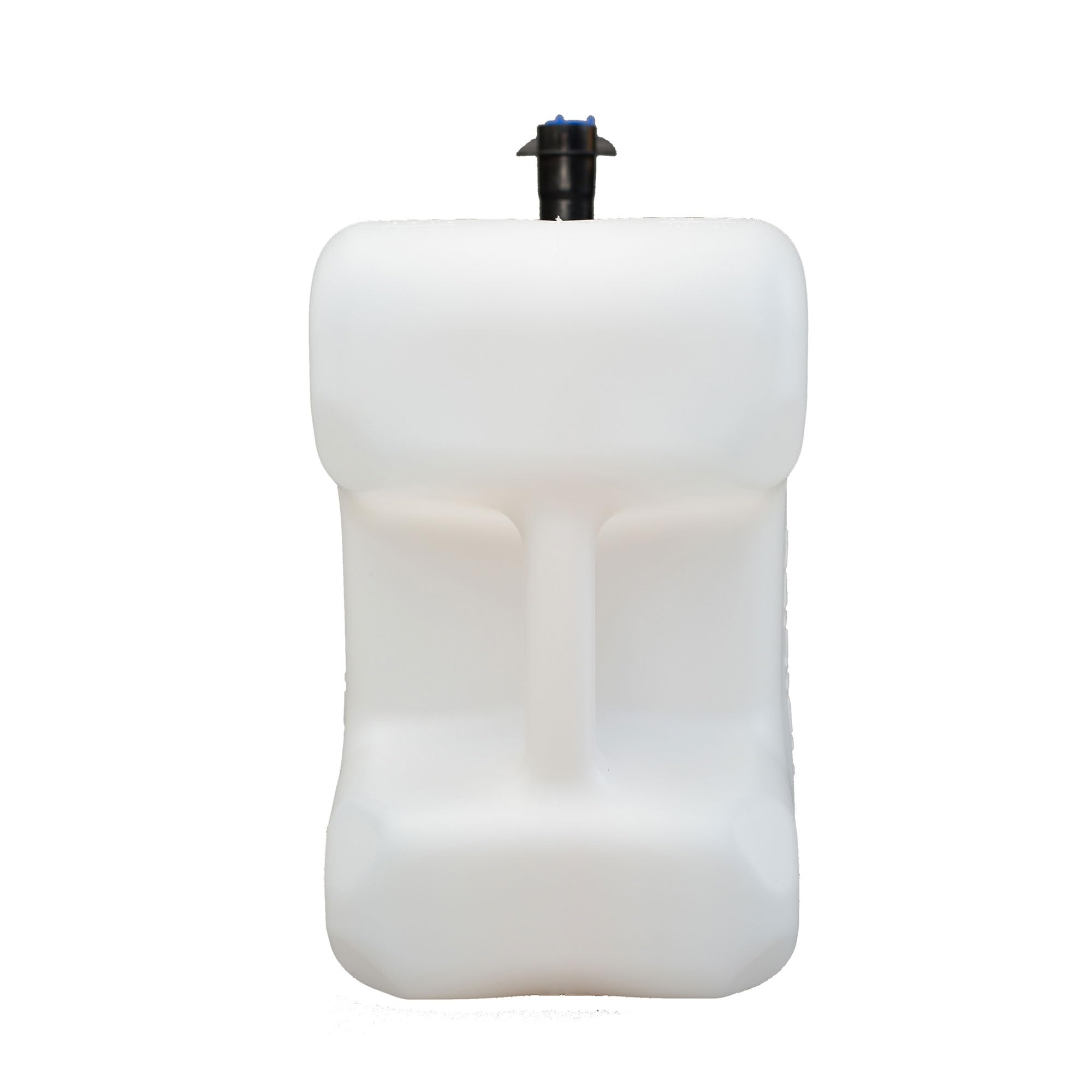 Midwest Can Utility Plus 5 Gallon w/Easy Pour Push Button Spout Ideal for Camping, Emergency Management and Off-Road Adventures, Natural Translucent