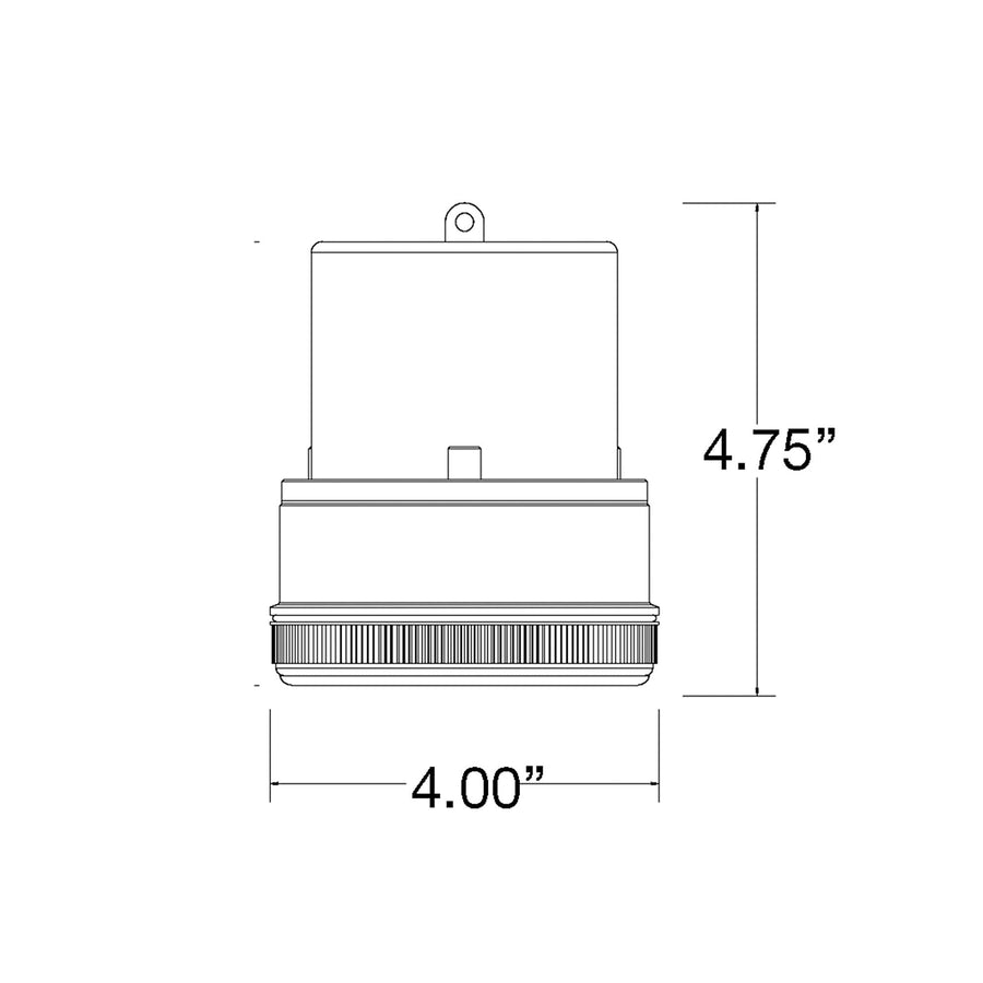 SL475A Buyers Products - 4-Inch Portable LED Beacon Light, Amber