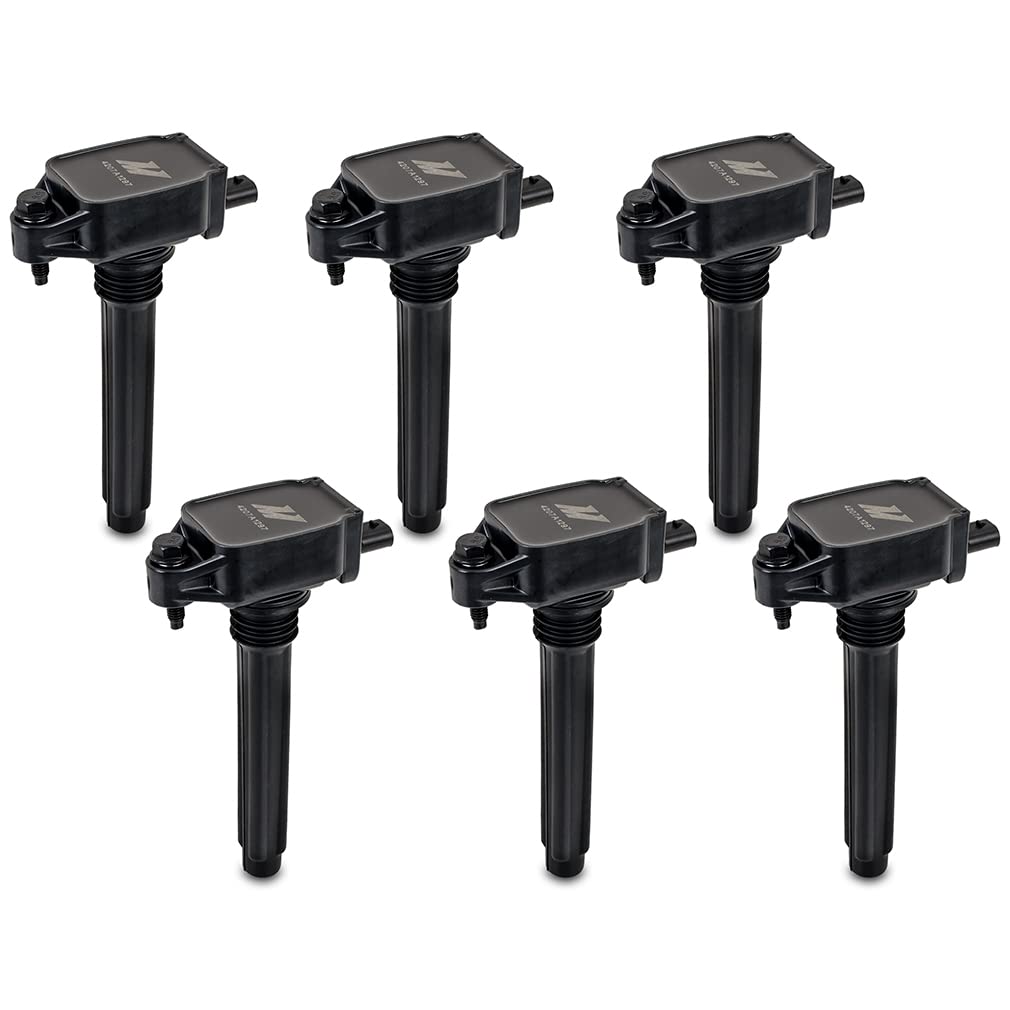 Mishimoto Set of 6 Ignition Coil, Compatible with Jeep Wrangler 2012-2018