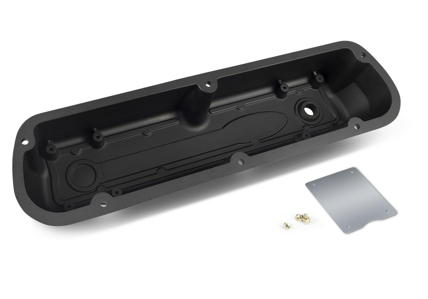 Ford Performance Parts Compatible with/Replacement for - 302-003 - Die Cast Alm Valve Cover Set w/Compatible with/Replacement for Ford Racing Logo