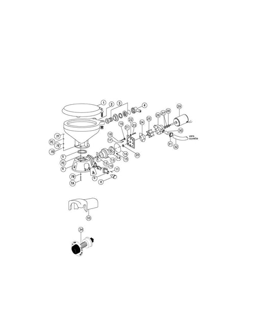 Jabsco Oil Changer Permanent System Slinger 2760/6360/6380/8860 (3)