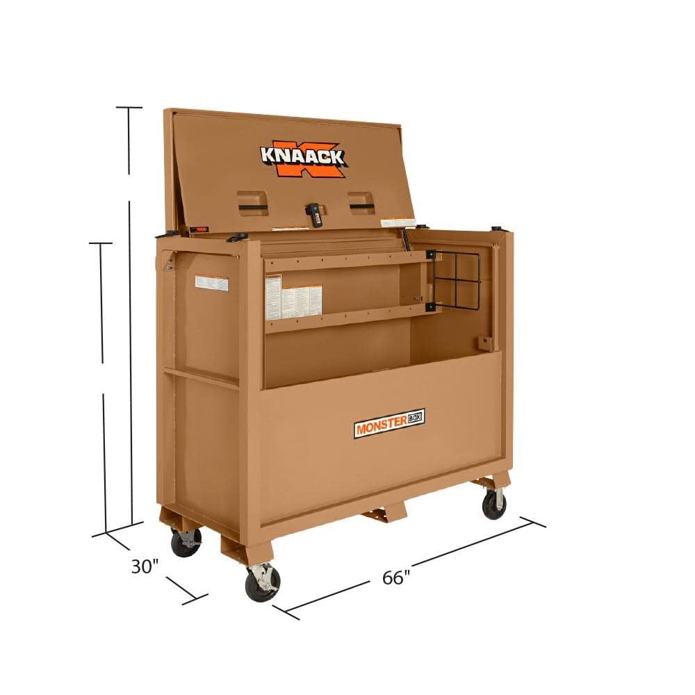 KNAACK Piano Jobsit Bx,66in.Wx30in.Dx54-1/2in.H, Tan (1000)