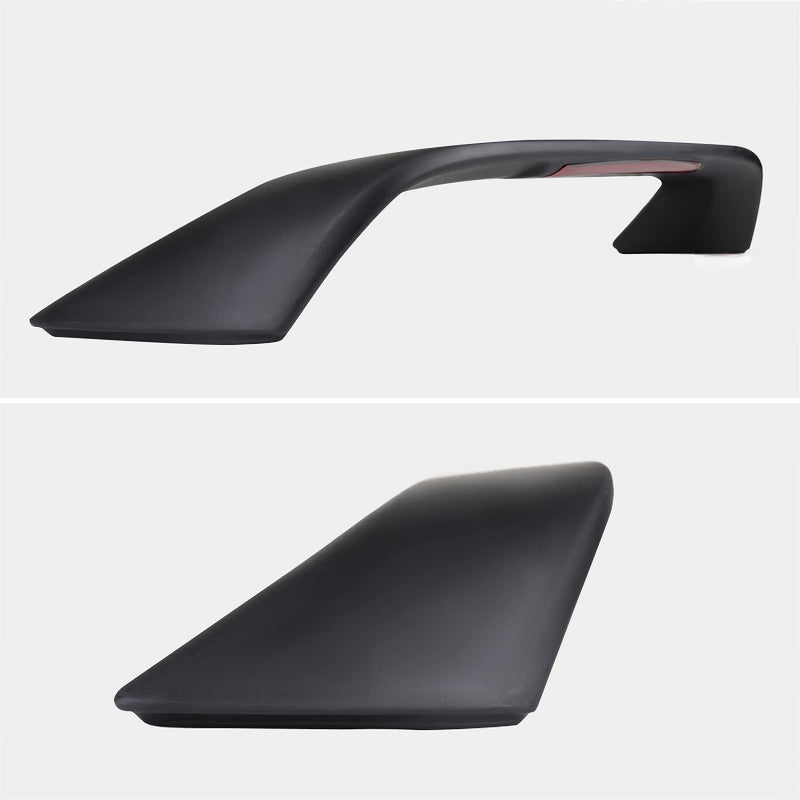 Matte Black Spec-D Tuning Rear Trunk Spoiler Wing w/LED Brake Light Compatible with 1996-2000 Honda Civic EM EJ 2Dr Coupe Models