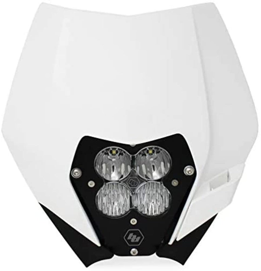 Baja Designs LED Headlight Kit XL Sport (D/C) with Shell for KTM Motorcycle (Driving/Combo; Clear)