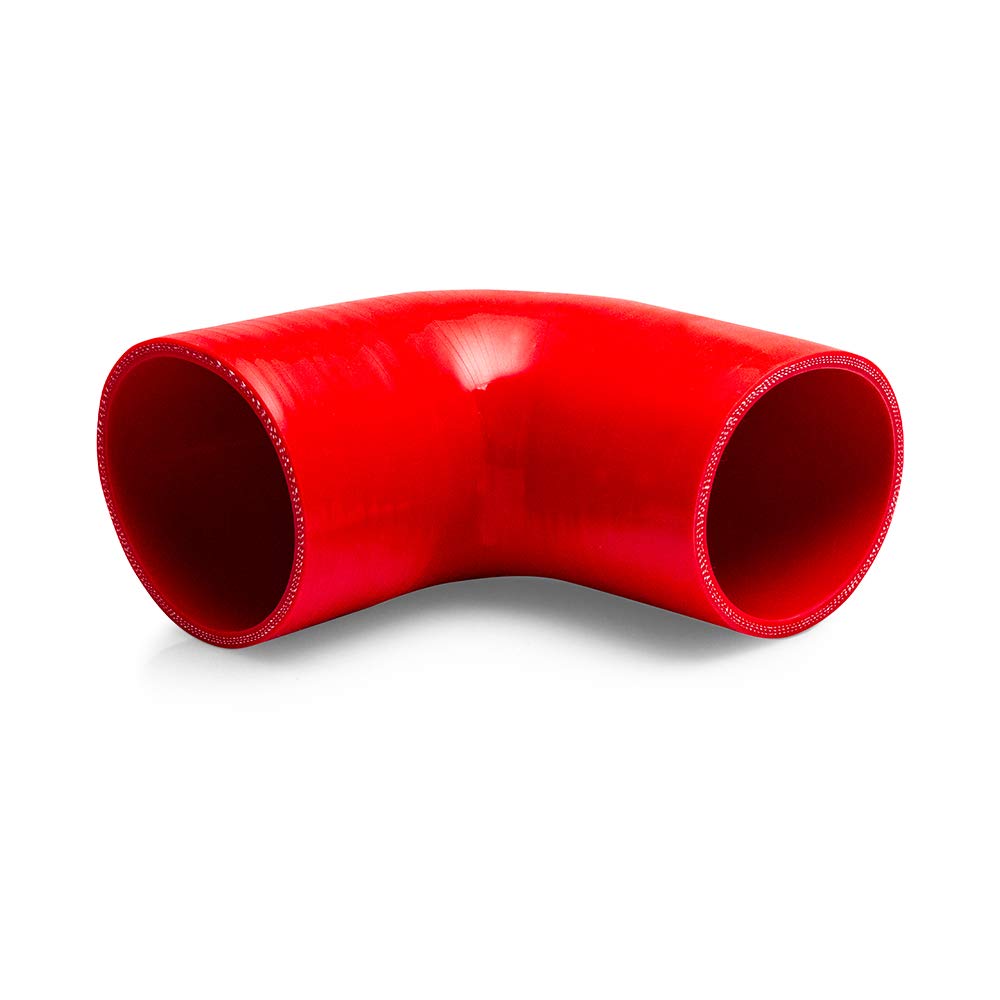 90 Degree Mishimoto 3.0" Coupler, Red