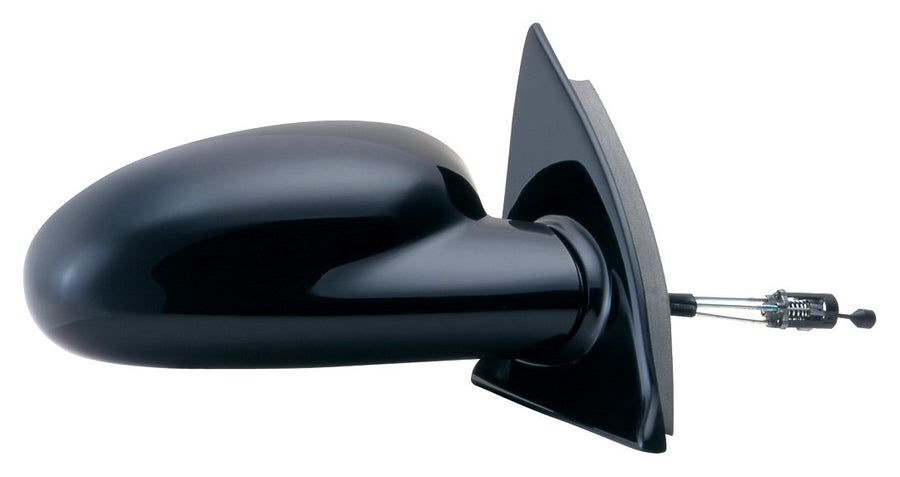 Saturn Fit System 62585G Passenger Side Replacement OE Style Manual Mirror, Black