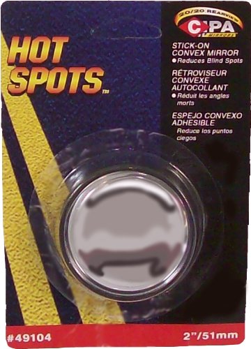 2" Round CIPA Adjustable Convex Spot Mirror 49104