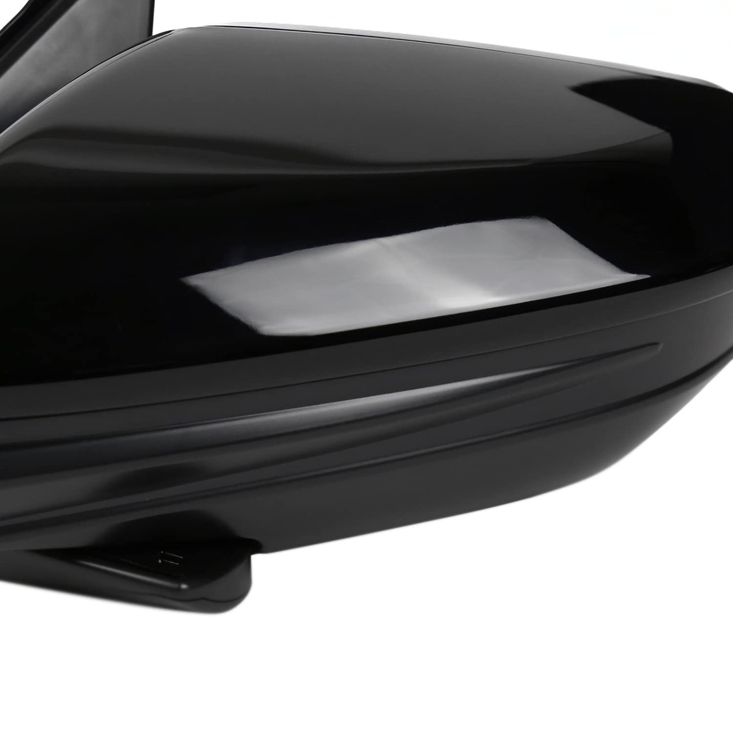 3-Pin Folding Mirror Spec-D Tuning Left Driver Side Black Compatible with 2016-2021 Honda Civic