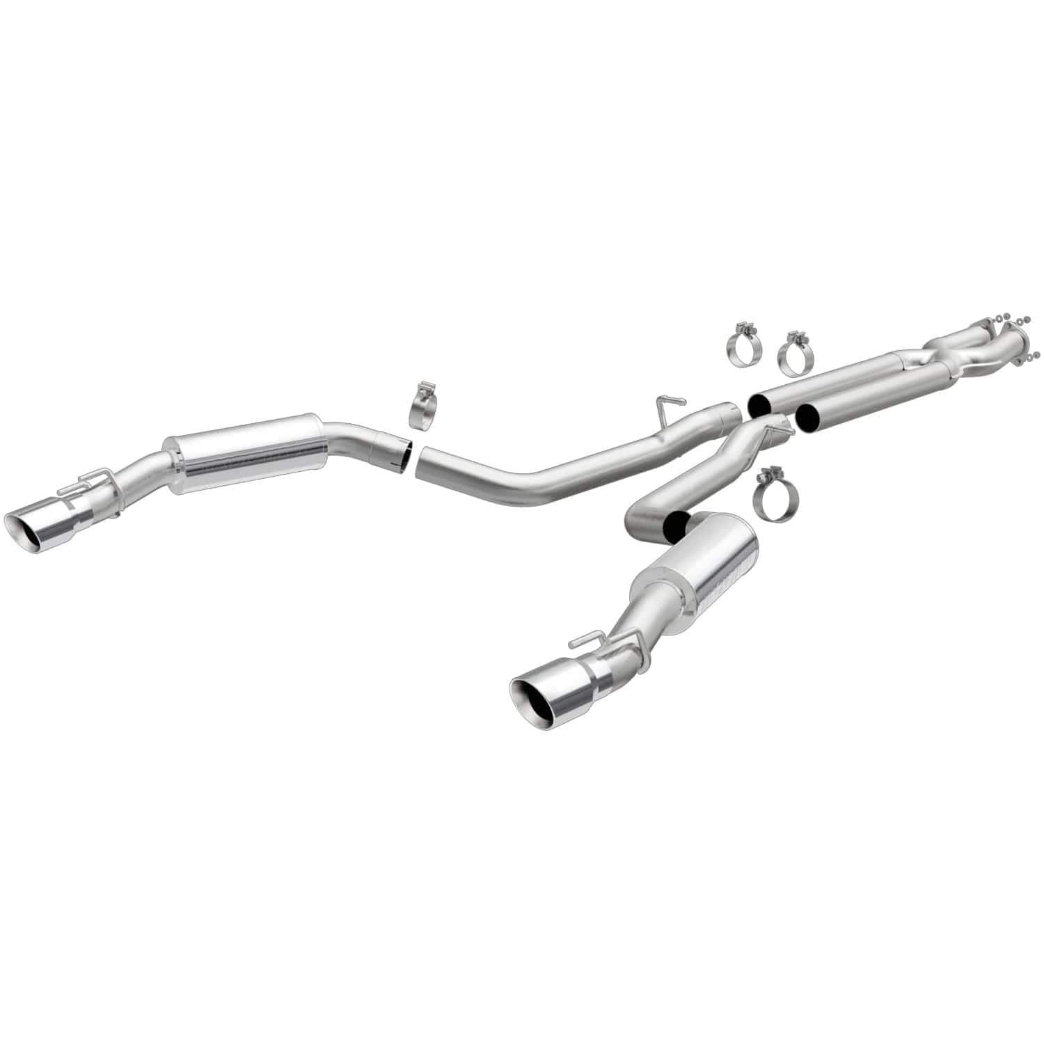 Large MagnaFlow Stainless Steel Performance Exhaust System Kit