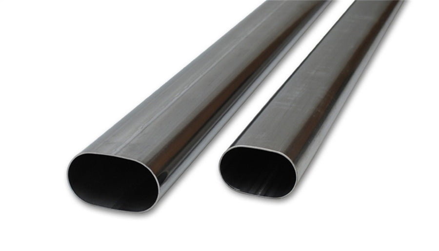 4In Vibrant Performance Oval T304 Stainless Steel Straight Tubing