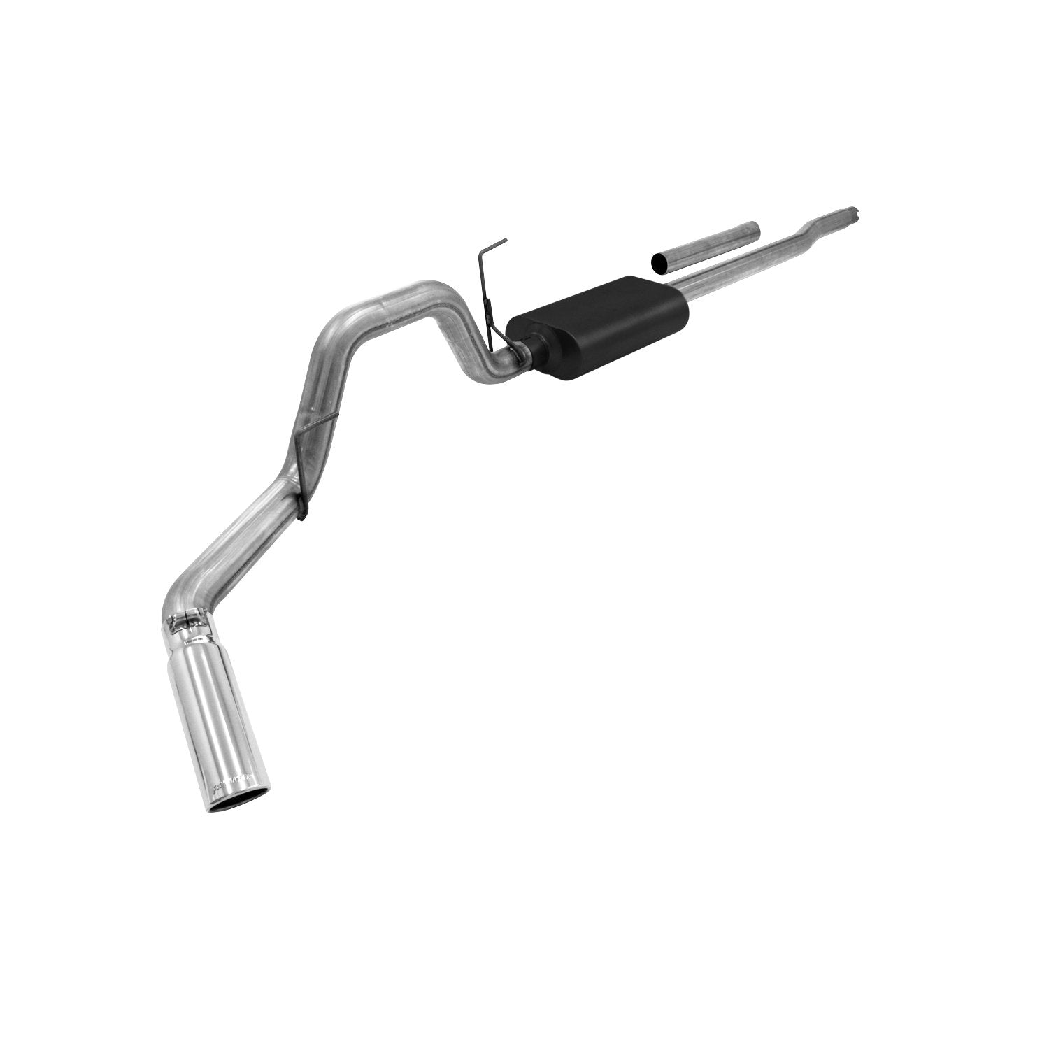 Force II Flowmaster 817403 Cat-Back Exhaust Kit 3 Inch Stainless Steel 3.5 Inch Polished 304 Stainless Steel Tips Compatible with 2004-2008 Ford F-150 Lincoln Mark LT 4.6L 5.4L 2/4WD All Wheelbases