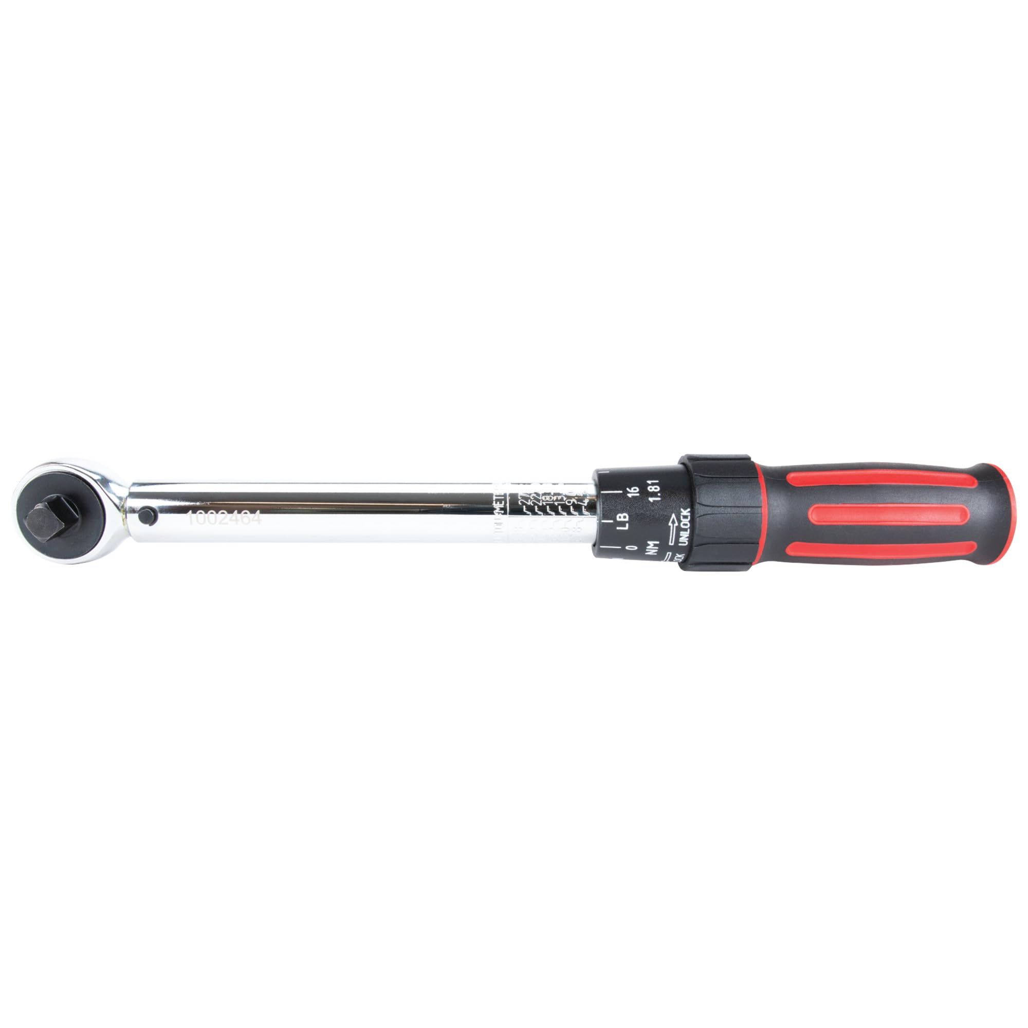 M197 Performance Tool 3/8-Inch Drive Torque Wrench 250 inch/lb. - Dual Scale, Audible Click, Precision Ratchet