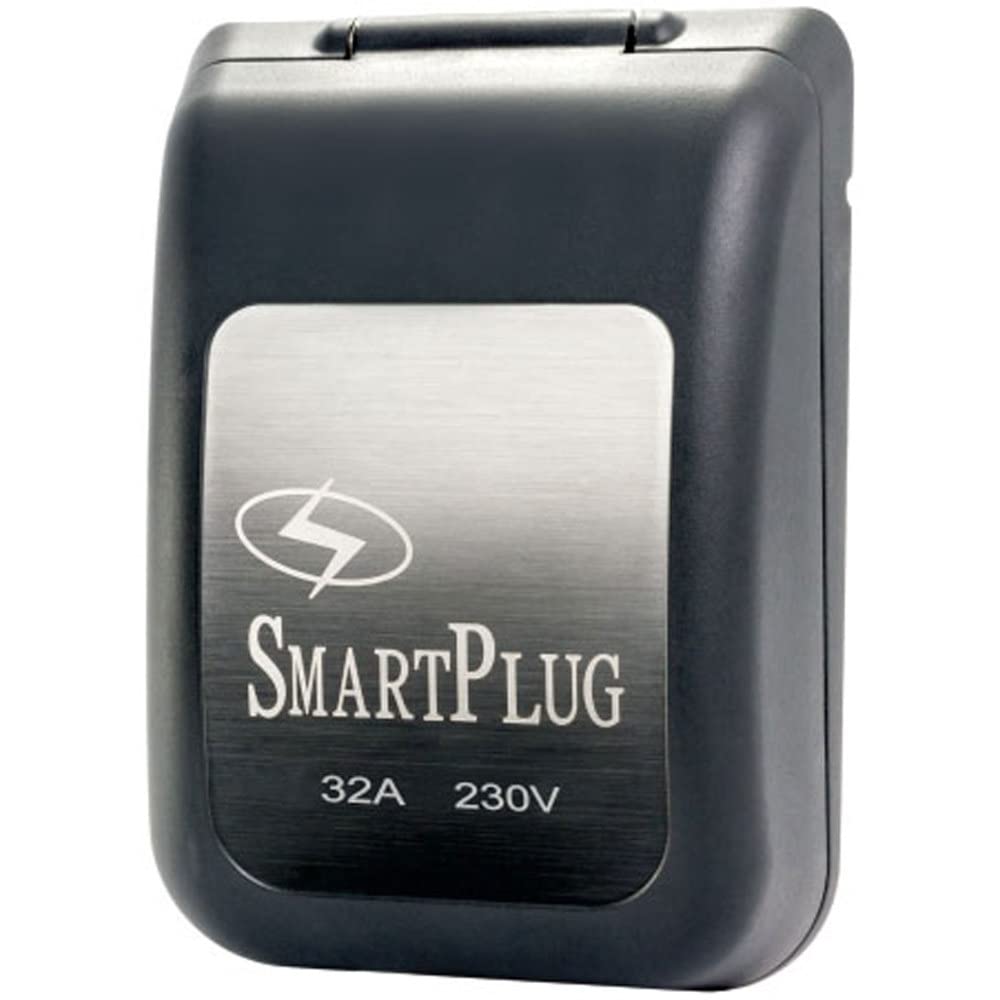 Non-Metallic SmartPlug BM32PB Inlet and Cover Assembly - 32 Amp Shore Power Inlet for RV, Boat, Camper Accessories - RV Essentials, Smart Plug RV, Electrical Connectors