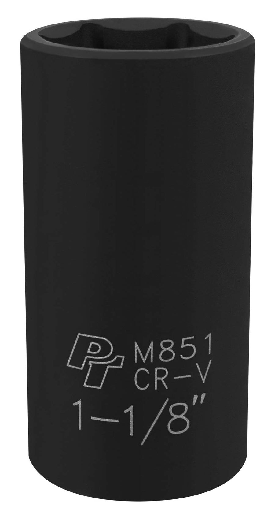 1/2-Inch Drive Performance Tool M851 6-Point Impact Socket, 1-1/8-Inch for Heavy Duty Applications with Enhanced Grip and Durability
