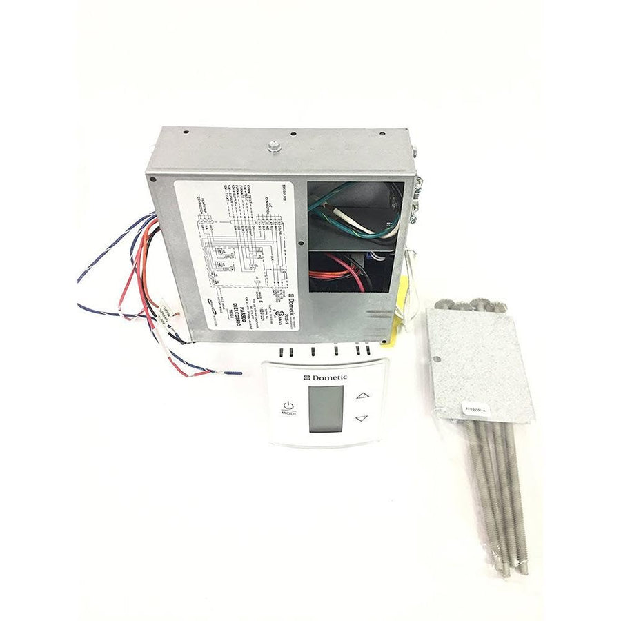 CT Dometic 3316232.700 Single Zone Thermostat with Control Kit (Cool/Furnace/Heat Strip) - White