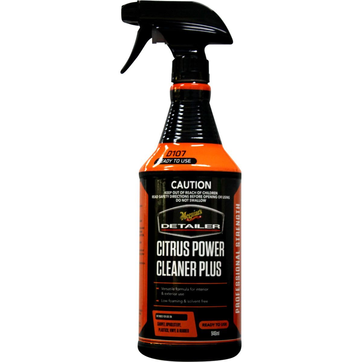 Citrus Power Cleaner Plus Meguiar's D107, All-Purpose Cleaner Car Interior Cleaner, Low-Foaming Interior Car Cleaner Removes Grease, Grime, and Stains - 32 oz Spray Bottle