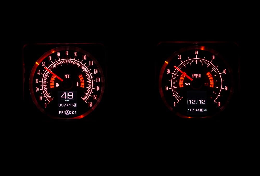 Dakota Digital Retrotech Gauge RTX-69C-CAM-X Instrument System Compatible with 1969 Chevy Camaro