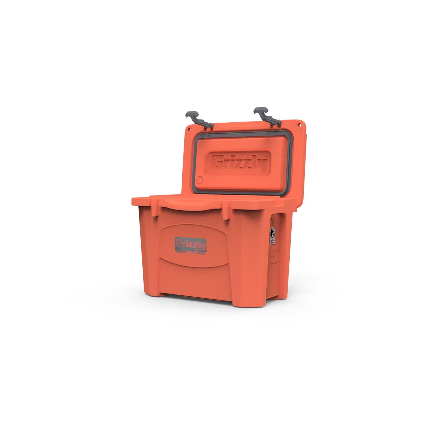 15 Cooler Grizzly | 15 qt Ice Chest Durable Rotomolded Insulated | Made in USA | Warranty for Life | for Beach Boat Camping Fishing Hunting | G15 | Coral