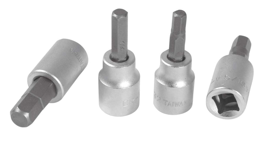 4 pc. Performance Tool Brake Caliper Hex Bit Socket Set - W1339