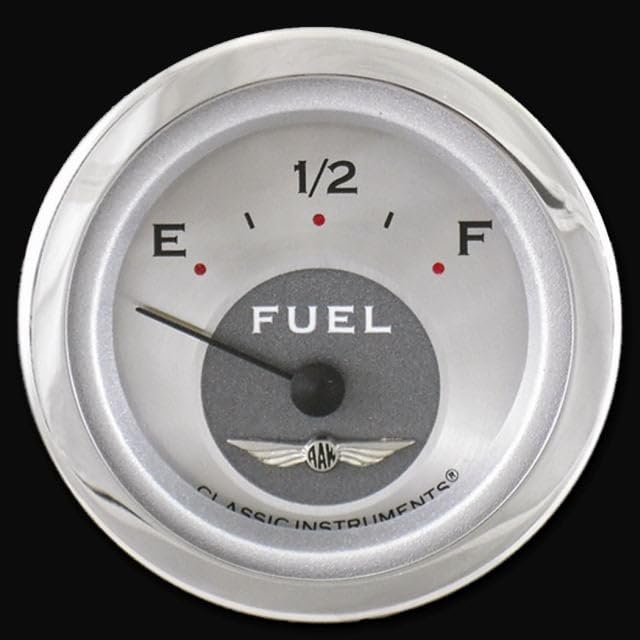 AW12SRC Classic Instruments All American 2 1/8" Fuel Gauge 0-90 Ohm
