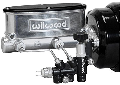HV Tandem M/C Kit Wilwood w L/H Bracket & Prop Valve - 1" Bore