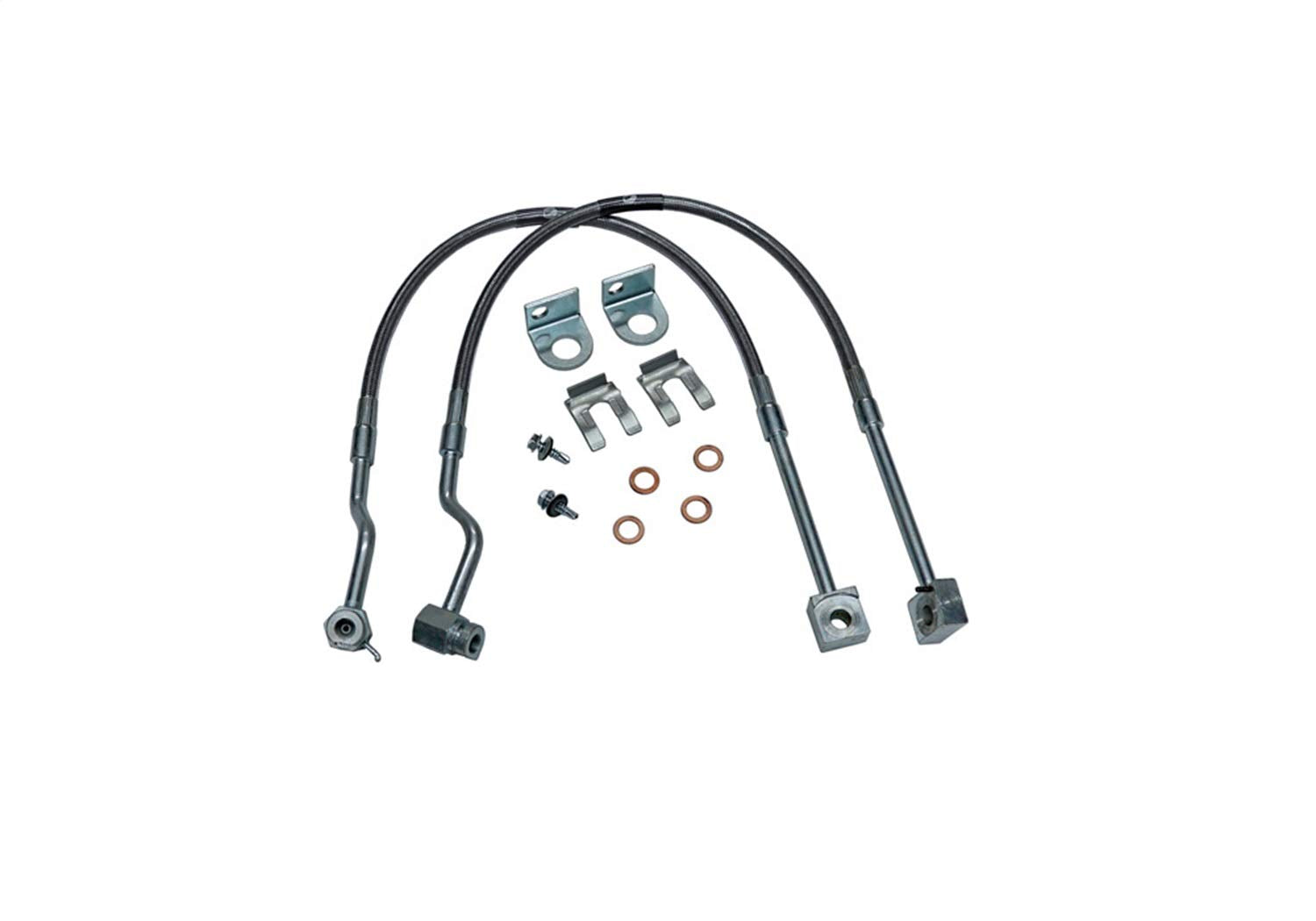 SUPERLIFT SUSPENSION RealTruck Brake Hose Kit for Ford Ranger/Bronco/Explorer | Front Bullet Proof Pair of Brake Hoses | 91230 | Fits 1987-1990 Ford Ranger/Explorer/Bronco II with 4-6" Lift Kit