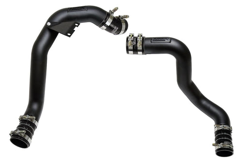 HPS Performance Intercooler Charge Pipe Kit Black Cold Side and Hot Side Compatible for 2003-2007 Ford F250 F350 F450 F550 Superduty Powerstroke 6.0L Diesel Turbo, 17-145WB