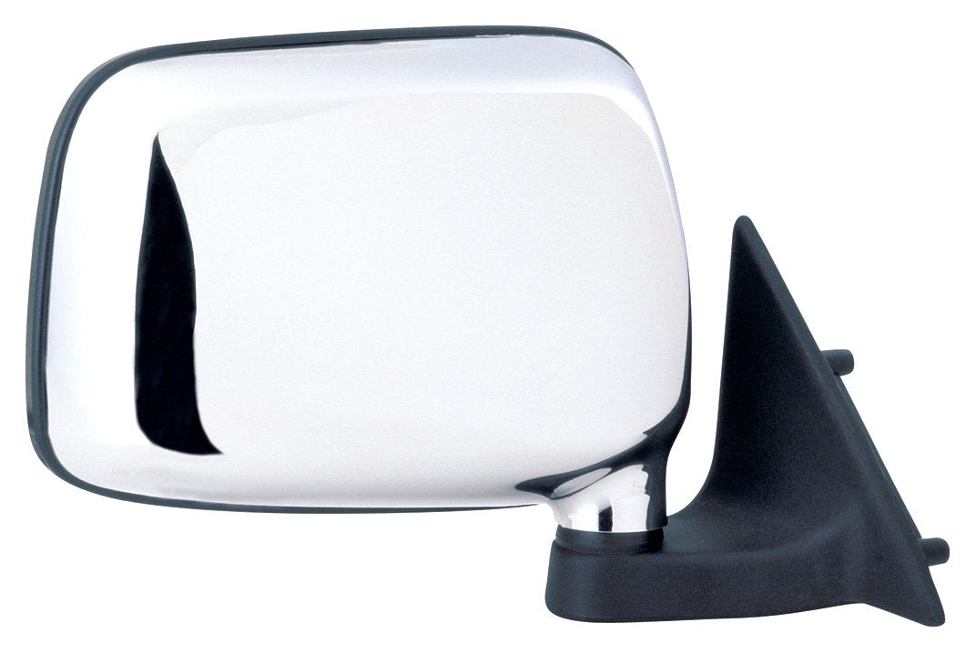Fit System Side Passenger Mirror for Mazda Pick-Up, Chrome, Foldaway, Manual