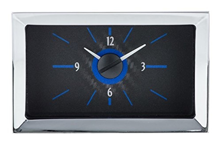57 Chevy Dakota Digital Analog Clock Gauge for VHX gauges only Carbon Fiber Blue Backlighting VLC-57C-C-B
