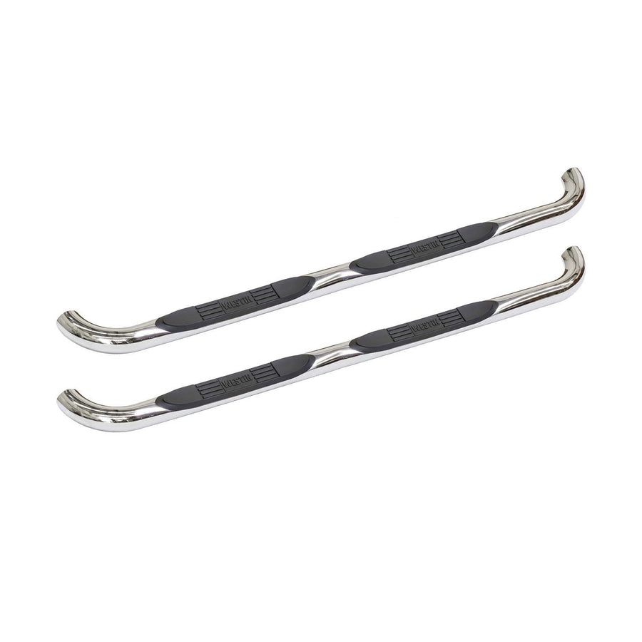 E-Series Westin 23-2400 3 Round Nerf Bars fits 2004-2006 Tundra Double Cab Polished Pair