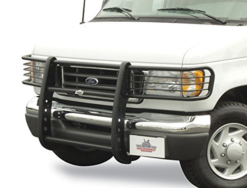 3000 Series Go Rhino Center Grill & Brush Guard | Mild Steel, Black | 3320MB | Fits 2003 - 2007 Ford E-250, E-350 Econoline Van