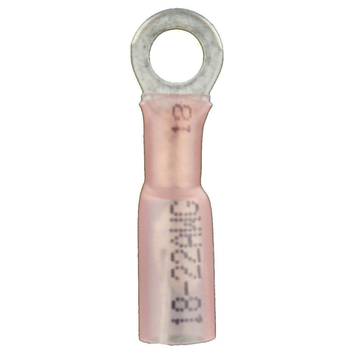 Install Bay #10 Heat Shrink Ring Connector 22/18 Gauge Red 100 Pack - HSRRT10